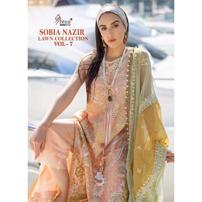Shree Fabs Sobia Nazir Lawn Vol 7 Pakistani Salwar Suits